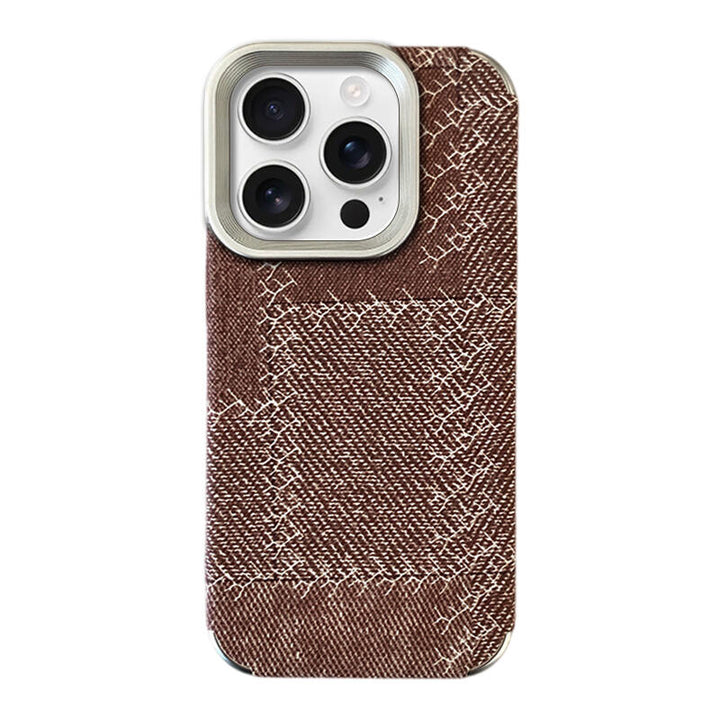 Denim Patchwork Phone Case