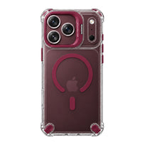 Airbags Camera Kickstand MagSafe Phone Case - Burgundy