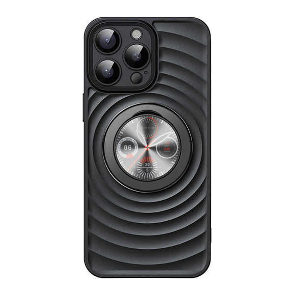 3D Rippled Stand Magnetic Phone Case