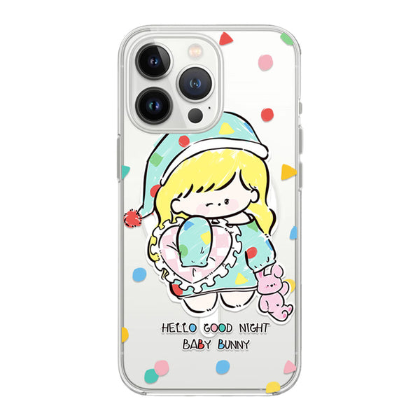 Bedtime Baby Rabbit Magnetic Phone Case
