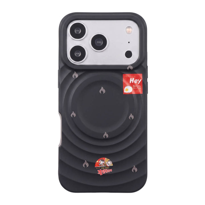 Buldak Creative MagSafe Phone Case - Black