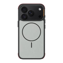 Colorblock Soft-Touch MagSafe Phone Case - Black
