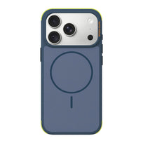 Colorblock Soft-Touch MagSafe Phone Case - Navy Blue