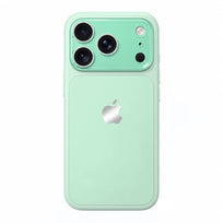 Crystal Lens Liquid Silicone Phone Case - Green