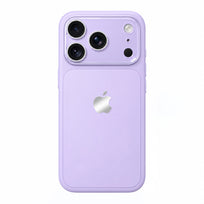 Crystal Lens Liquid Silicone Phone Case - Purple