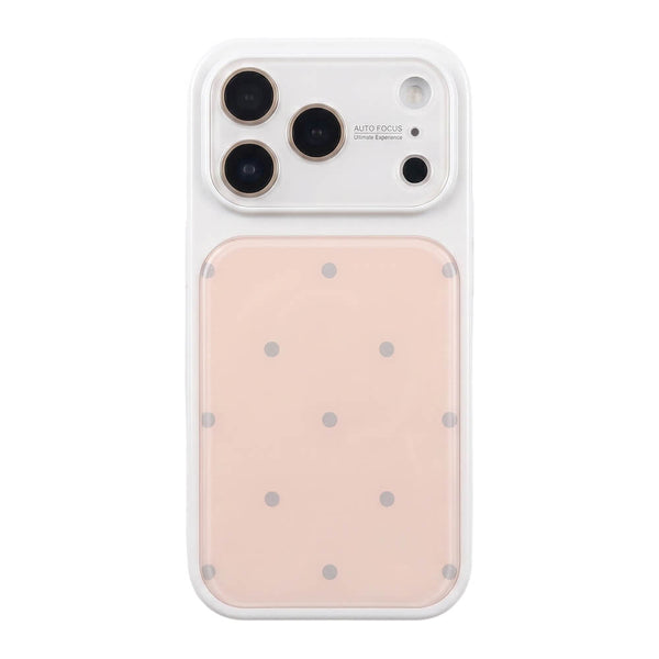 Crystal Lens Polka Dot Phone Case - Girls Pink