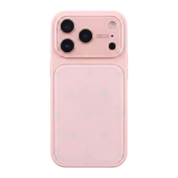 Crystal Lens Polka Dot Phone Case - Pink Blue