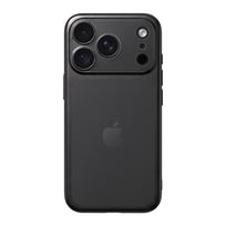 Frosted Electroplating Translucent Phone Case - Black