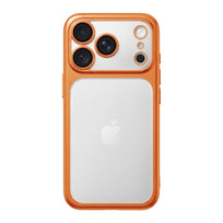 Frosted Electroplating Translucent Phone Case - Orange