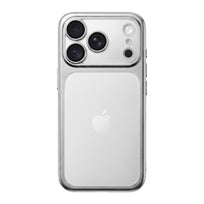 Frosted Electroplating Translucent Phone Case - Silver