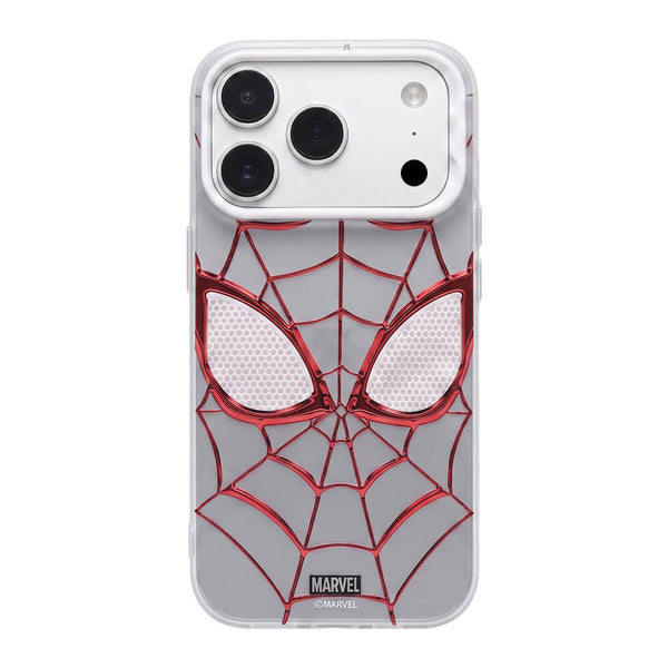 Frosted Silver Phone Case - Red