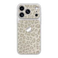 Glitter Leopard Pattern Phone Case - Gray