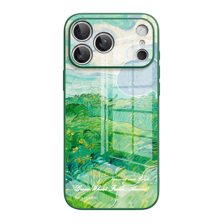 Green Wheat Fields, Auvers - iPhone Case
