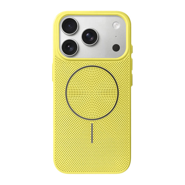 Heat Dissipation Holes MagSafe Phone Case - Yellow