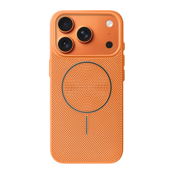 Heat Dissipation Holes MagSafe Phone Case - Orange