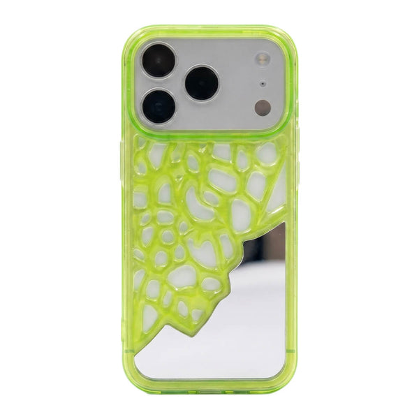 Hollow Mirror Phone Case - Green
