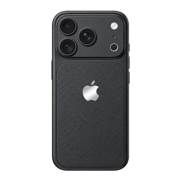 Leather Texture Phone Case - Black