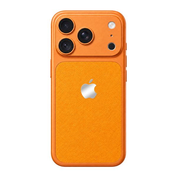 Leather Texture Phone Case - Orange