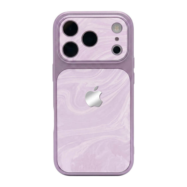 Liquid Ripple Suede Phone Case - Purple