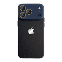 Lychee Texture Leather Phone Case - Black