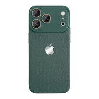 Lychee Texture Leather Phone Case - Deep Green