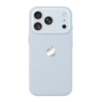Lychee Texture Leather Phone Case - Light Blue