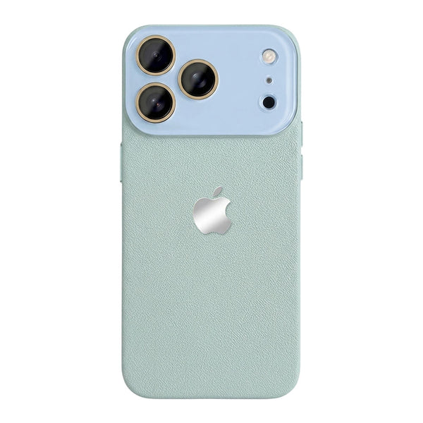 Lychee Texture Leather Phone Case - Light Green