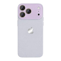 Lychee Texture Leather Phone Case - Light Purple