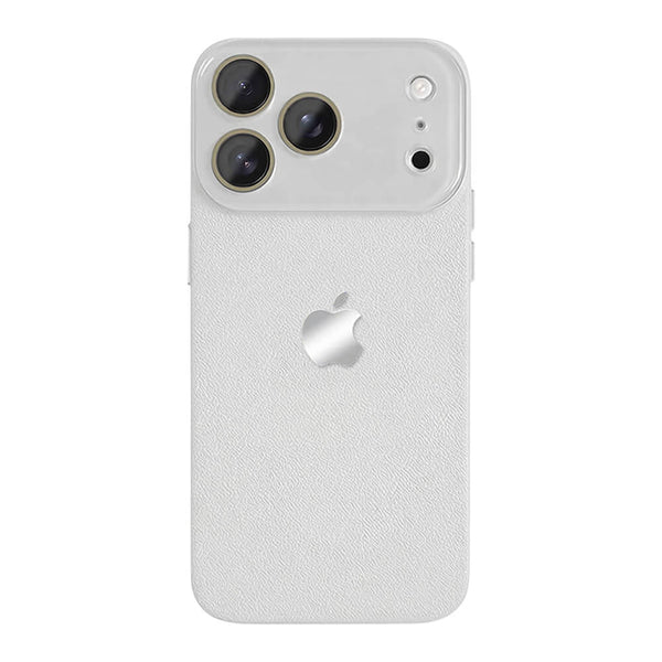 Lychee Texture Leather Phone Case - White