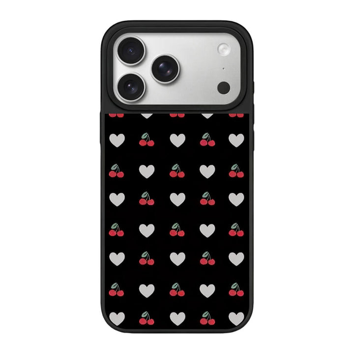 Mirror Heart Phone Case - Cherry