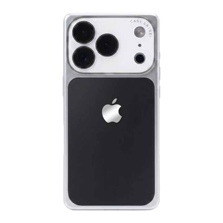Square Crystal Lens Gradient Phone Case - Black