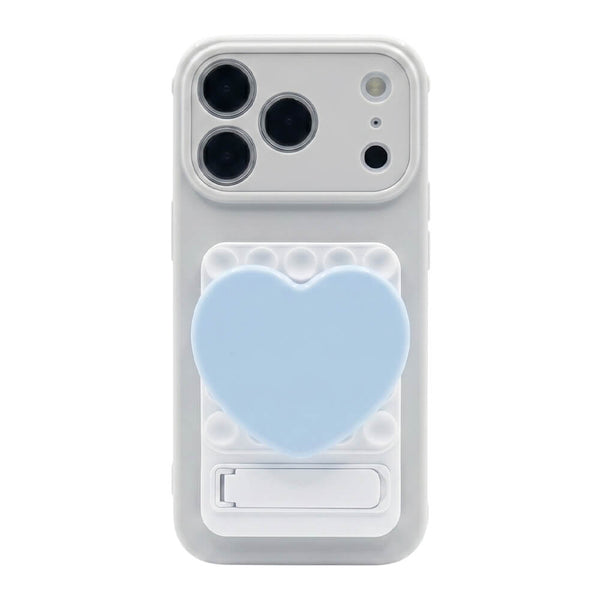 Suction Mount Mirror Phone Case - Blue
