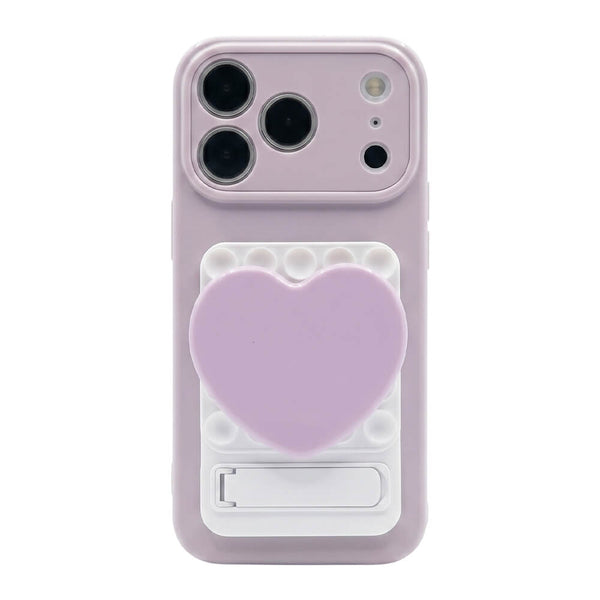 Suction Mount Mirror Phone Case - Purple