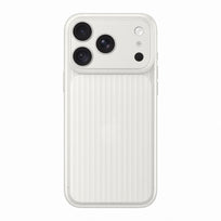 Translucent Ribbed Phone Case - White