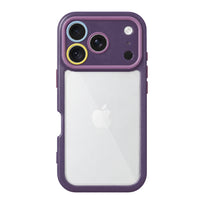 Transparent Cream Phone Case - Deep Purple