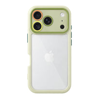 Transparent Cream Phone Case - Light Green