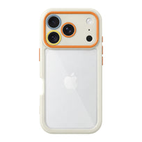 Transparent Cream Phone Case - Orange