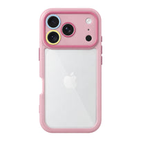 Transparent Cream Phone Case - Pink