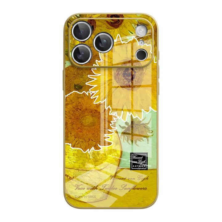 Vase with Twelve Sunflowers - iPhone Case