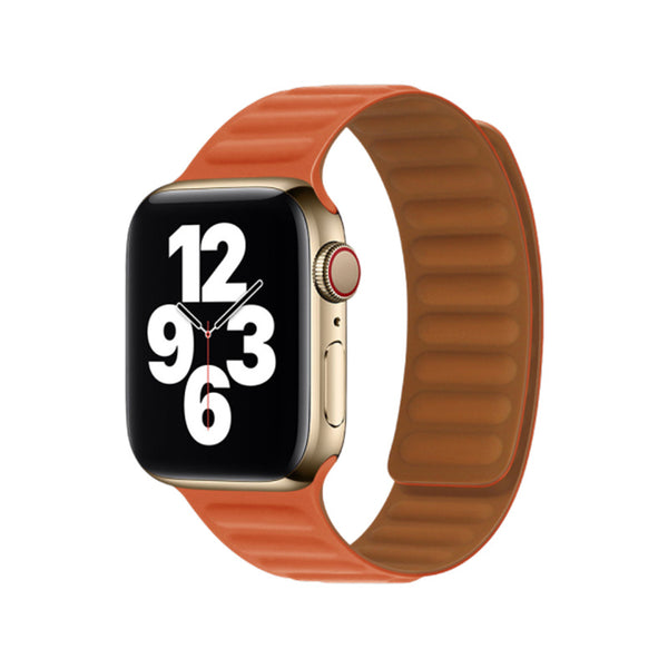 Apple Watch Leather Link Magnetic Strap - Danxia