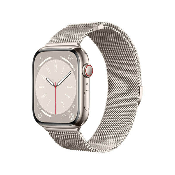 Apple Watch Stainless Steel Alloy Magnetic Strap - Starlight