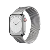 Apple Watch Stainless Steel Alloy Magnetic Strap - Silver