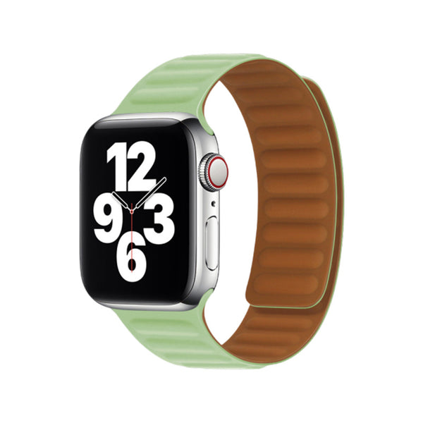 Apple Watch Leather Link Magnetic Strap - Green
