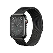 Apple Watch Stainless Steel Alloy Magnetic Strap - Black