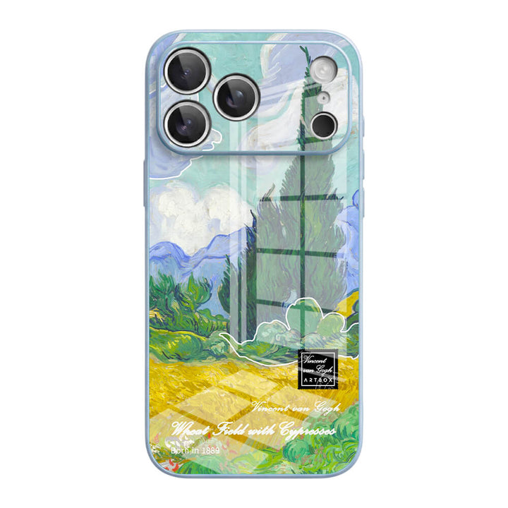 Wheat Field with Cypresses - iPhone Case