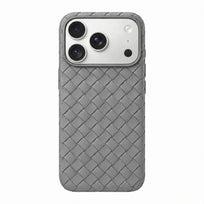 Woven Textured Phone Case - Gray