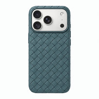 Woven Textured Phone Case - Green