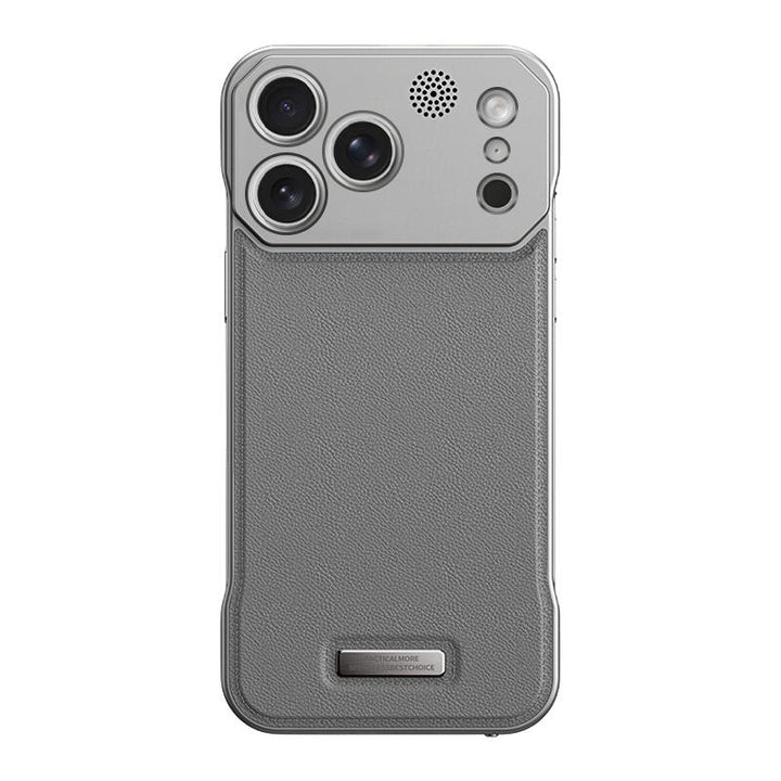 Armatherapy Tablets Leather MagSafe Phone Case - Gray