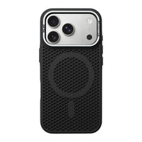 Honeycomb Bracket MagSafe Phone Case - Black