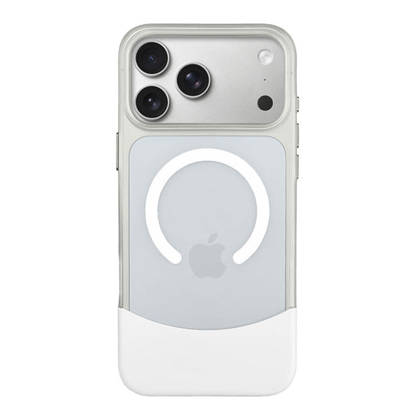 Spliced Magsafe Phone Case - White